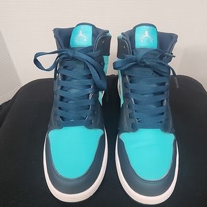 GS Hyper Jade Metallic Silver Air Jordan 1 2016